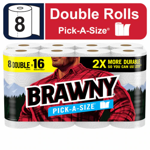 Brawny Pick-a-Size Paper Towel 8ct Shopify Presell