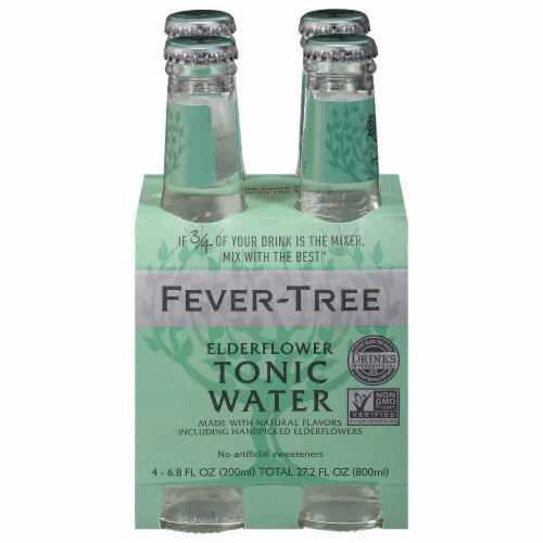 Fever Tree Elderflower Tonic Water 4ct 6.8oz Shopify Presell