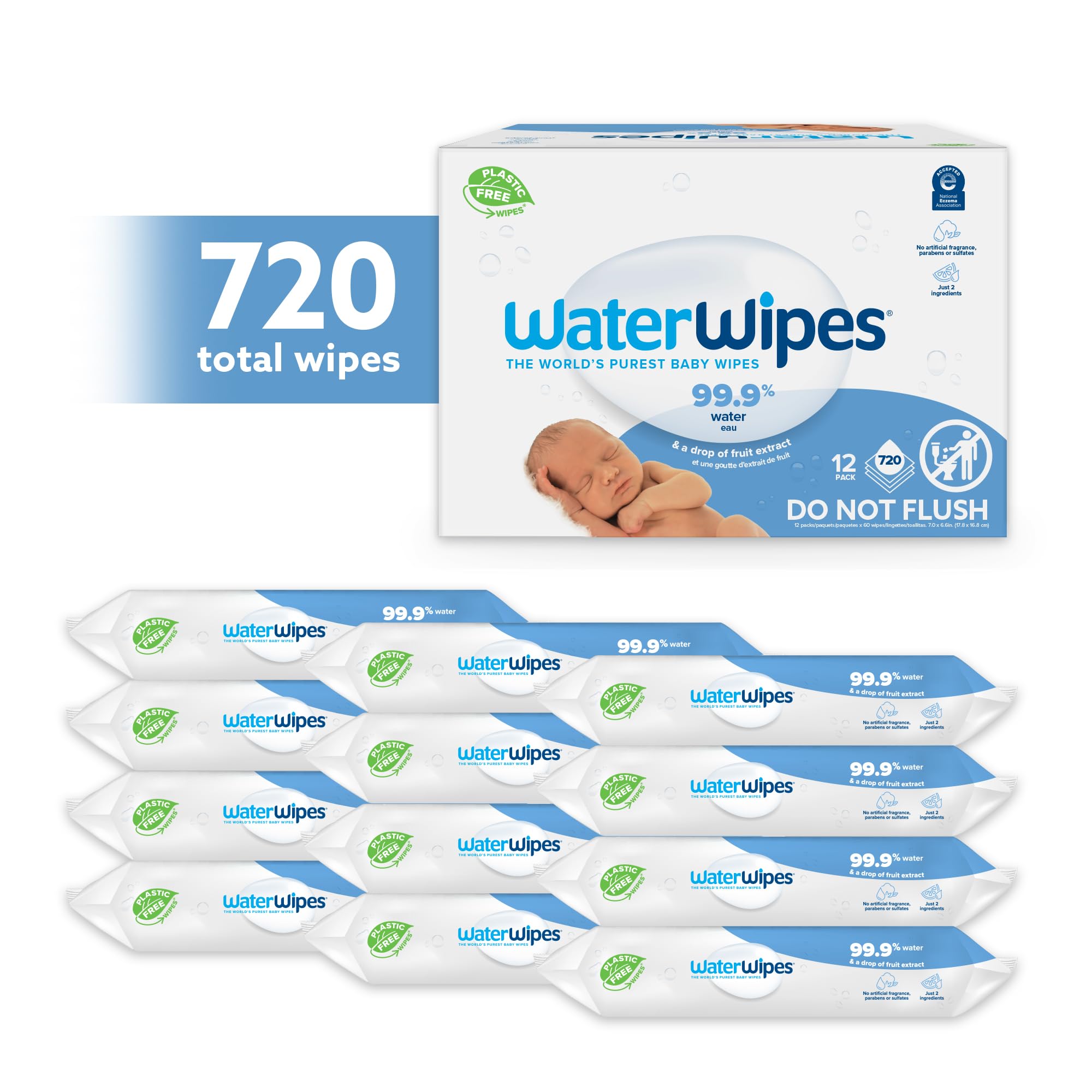 WaterWipes Baby Wipes 412pk - 720ct Shopify Presell