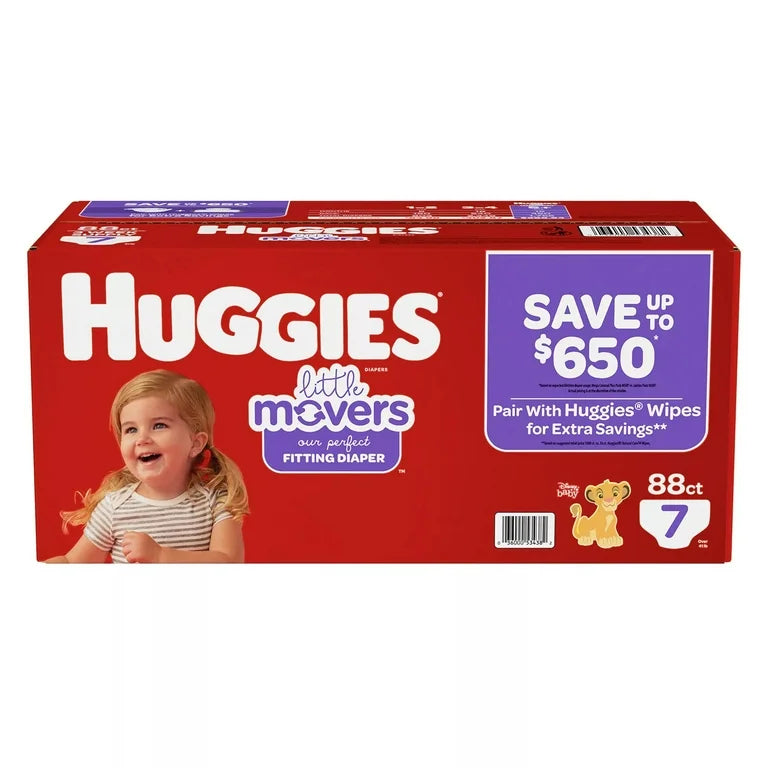 Huggies Little Movers Size 7 - 88ct Shopify Presell