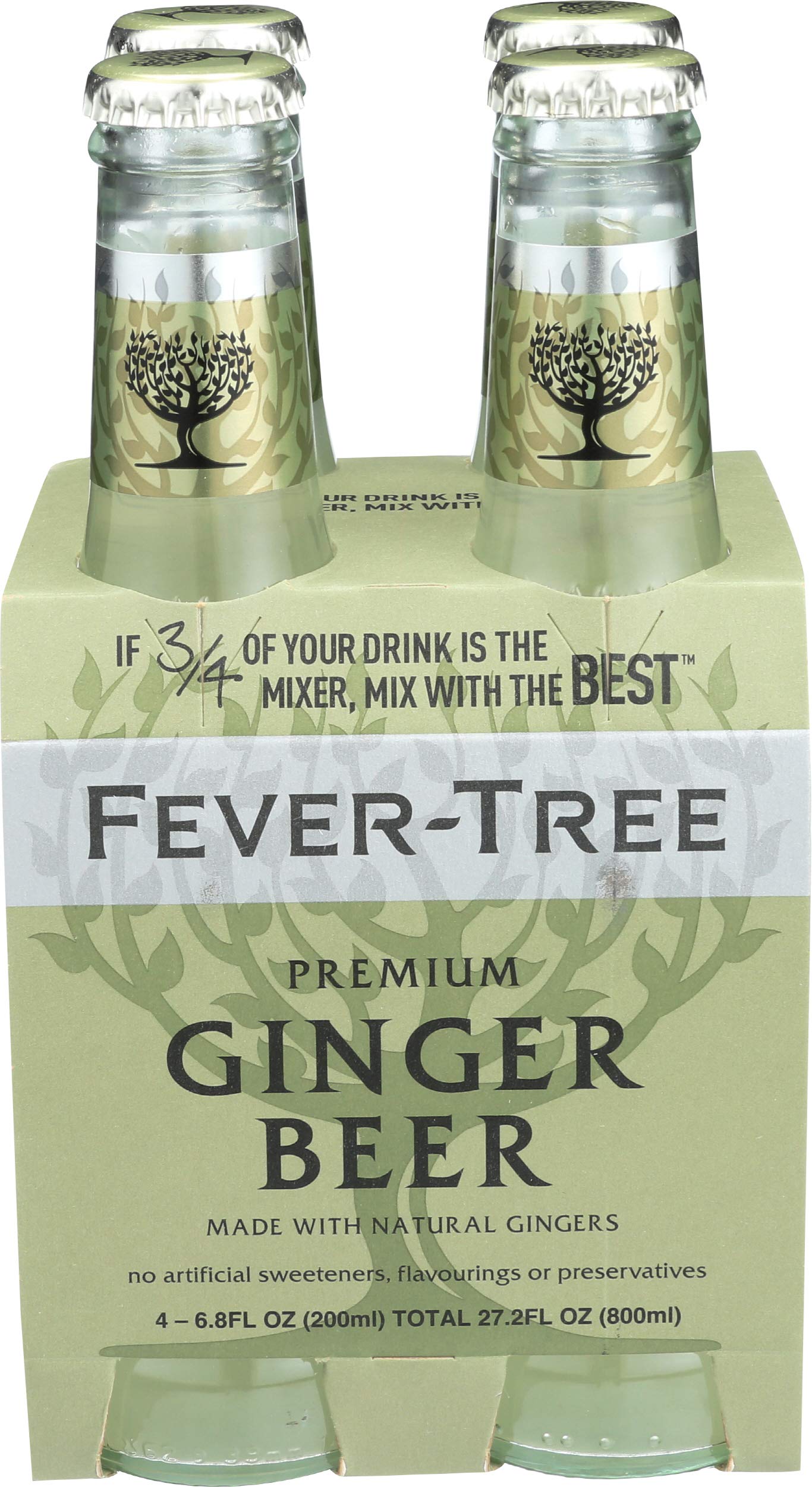 Fever Tree Premium Ginger Beer 4 x 6.8 oz Shopify Presell