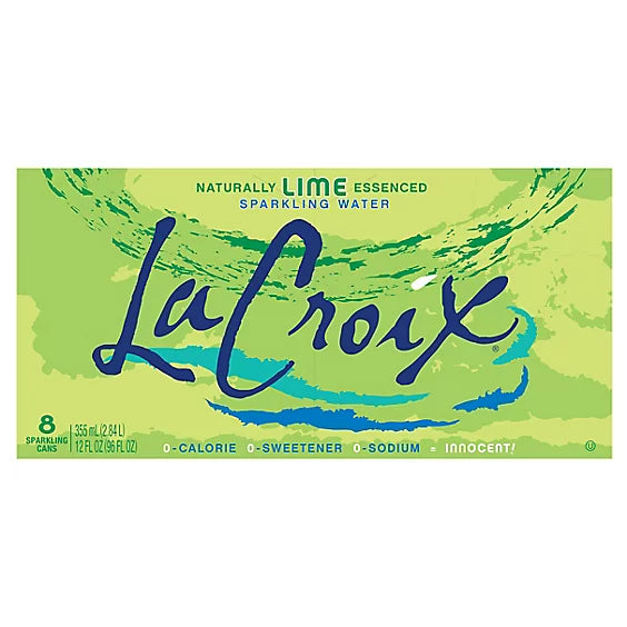 La Croix Key Lime Sparkling Water 8 x 12oz Shopify Presell