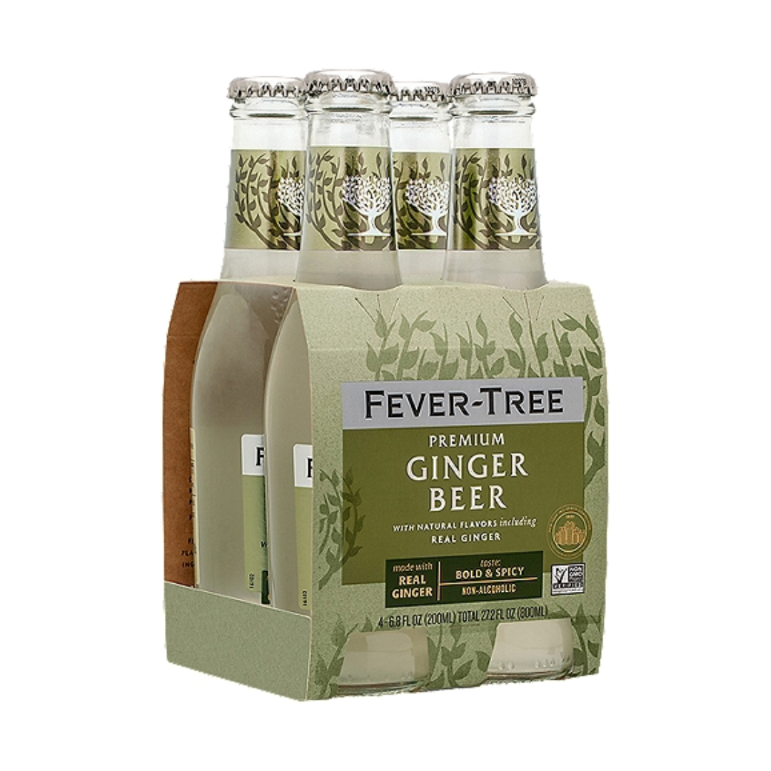 Fever Tree Premium Ginger Beer 4 x 6.8fl oz