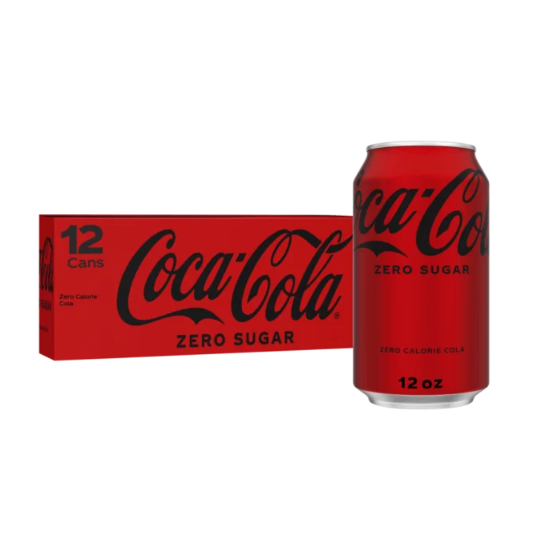 Coca Cola Coke Zero Sugar 12 x 12 oz
