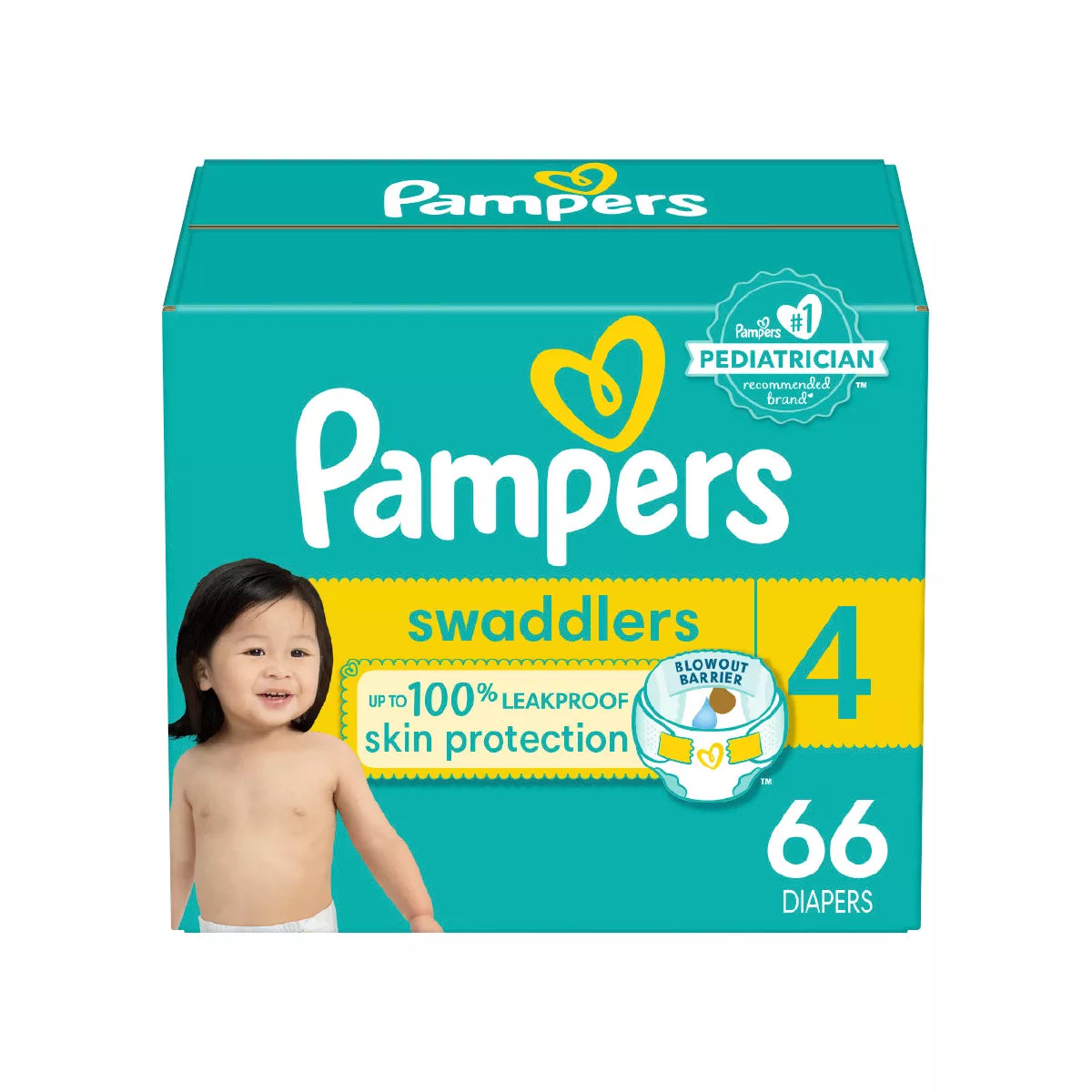 Pampers Swaddlers Size 4 - 66ct Shopify Presell