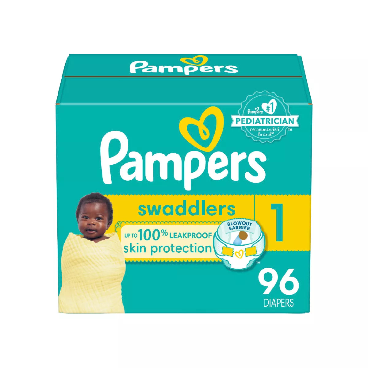 Pampers Swaddlers Size 1 - 96ct Shopify Presell