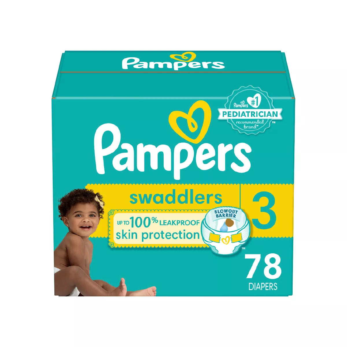 Pampers Swaddlers Size 3 - 78ct Shopify Presell