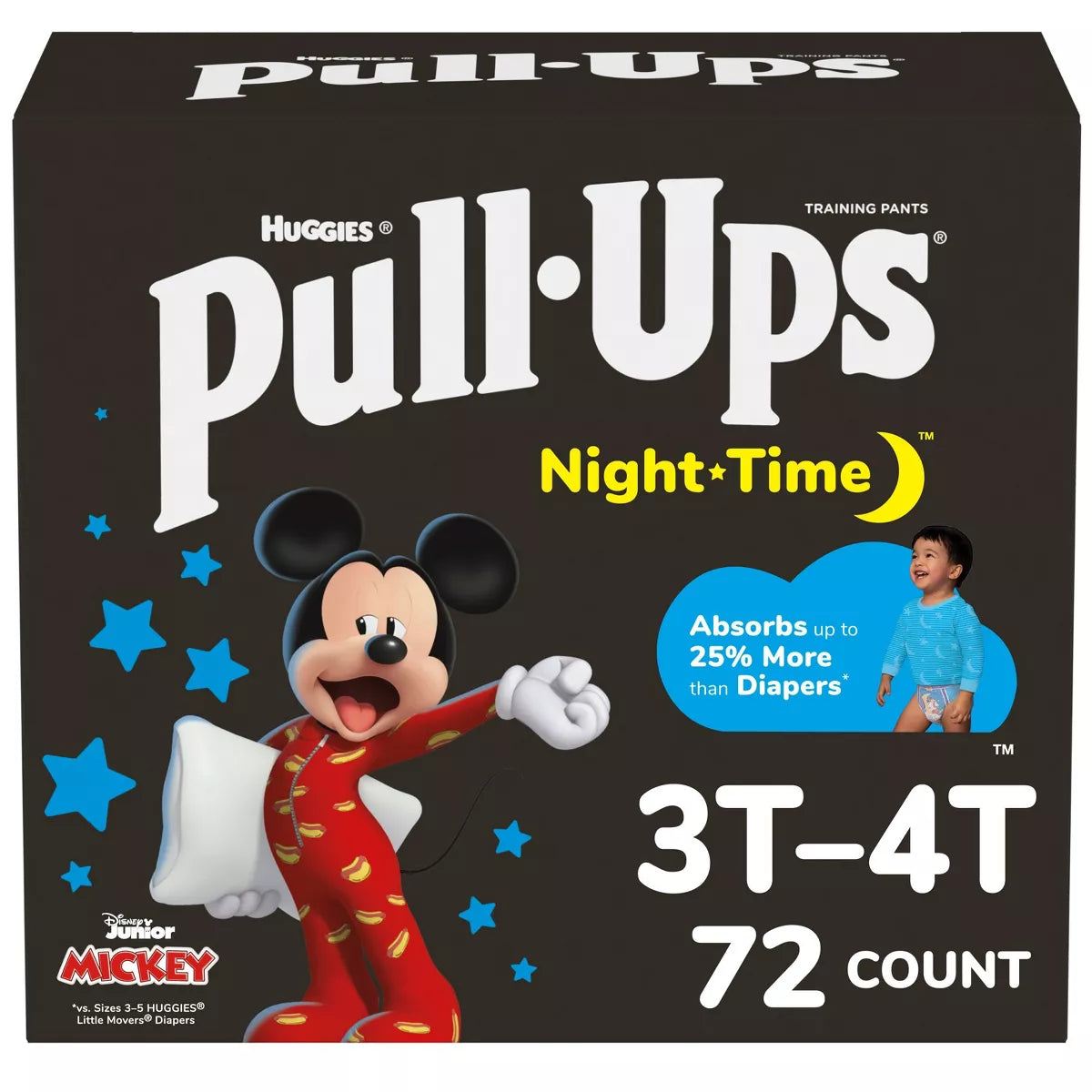 Huggies Pull-Ups Night-Time Size 3T-4T - 72ct Shopify Presell