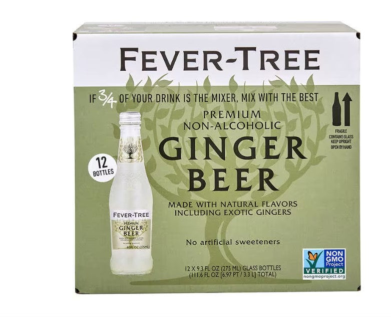 Fever Tree Premium Ginger Beer 4 x 6.8 oz