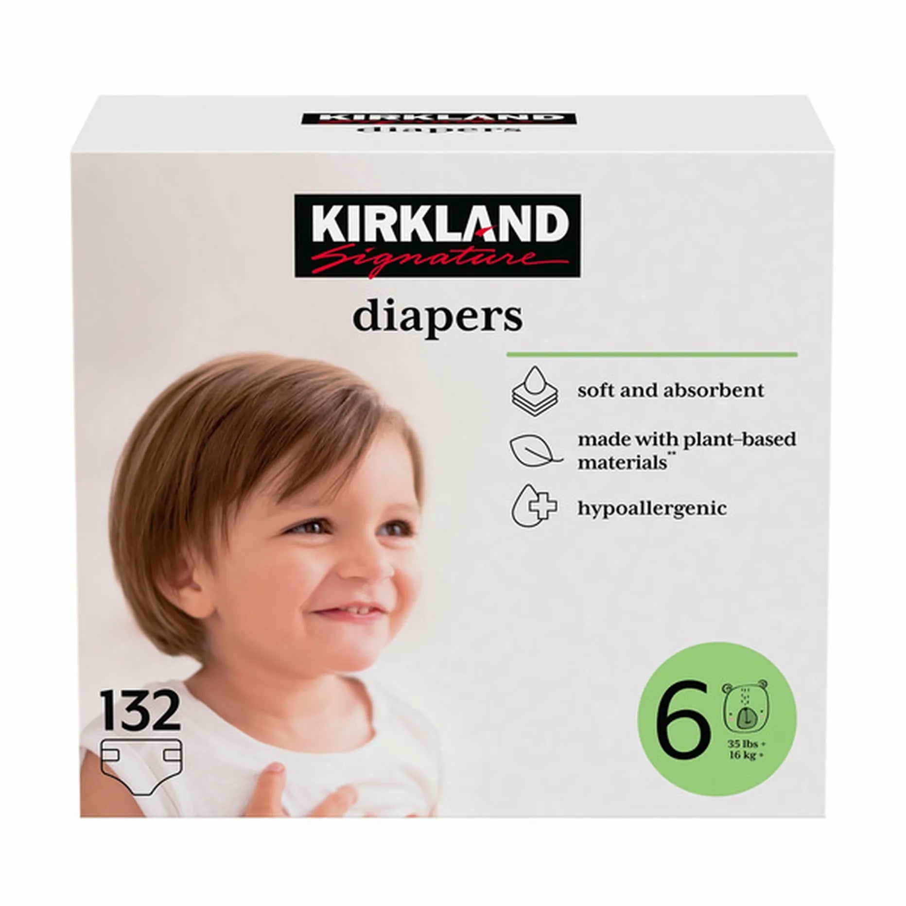 Kirkland Diapers Size 6 - 132ct Shopify Presell