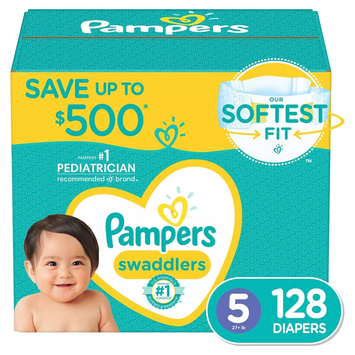 Pampers Swaddlers Size 5 -128ct Shopify Presell