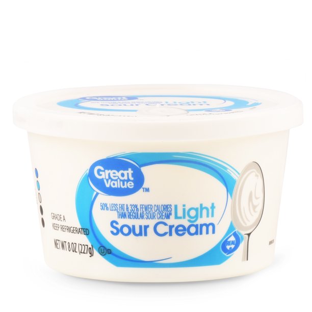 Great Value Light Sour Cream 16oz