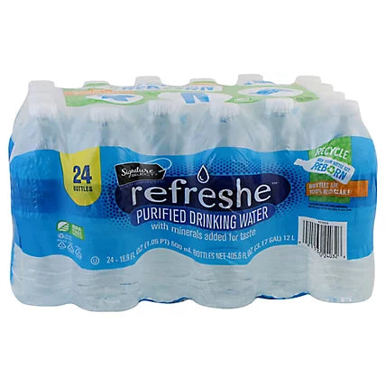 Signature Select Refreshe Purified Drinking Water 24ct