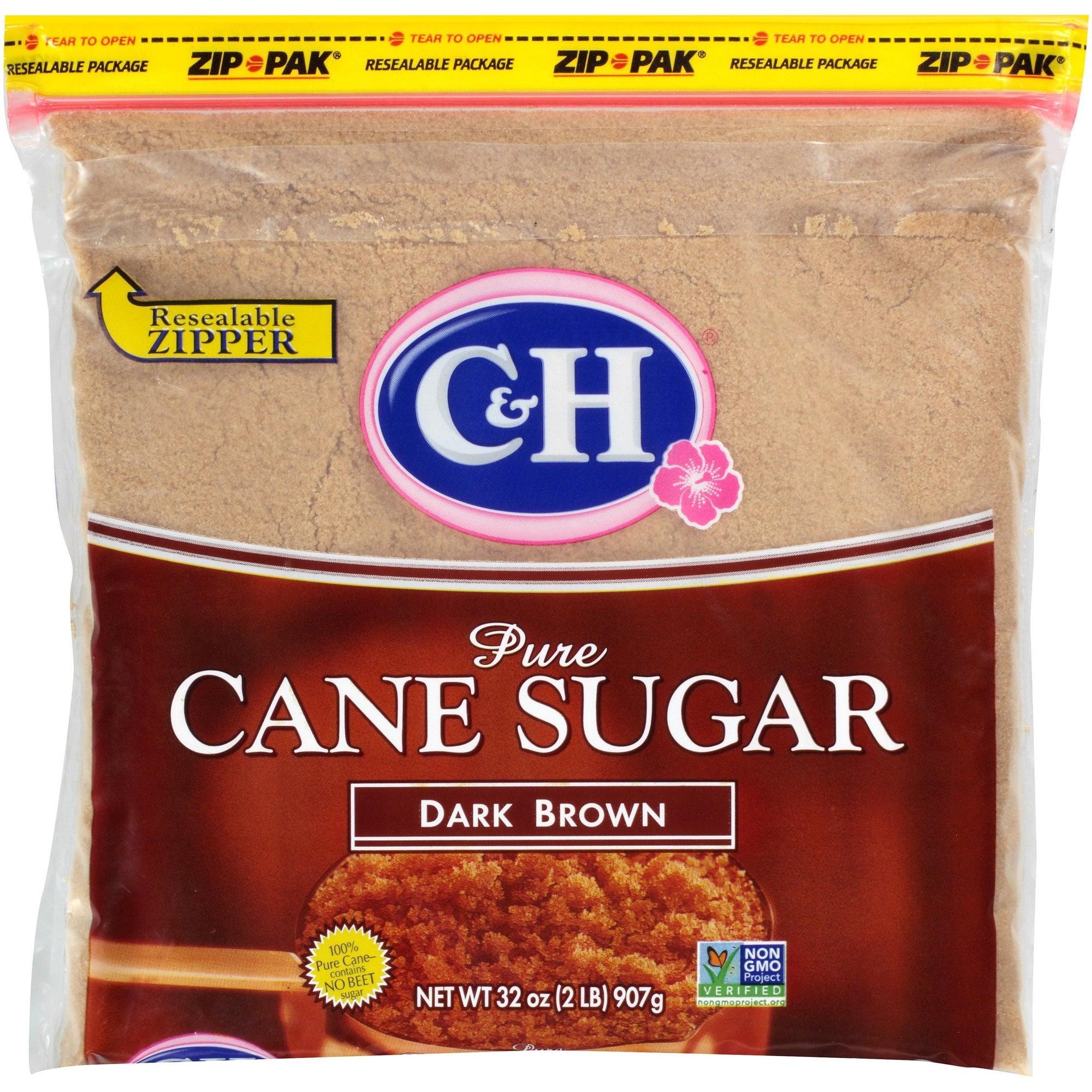 C & H Dark Brown Sugar 2lb