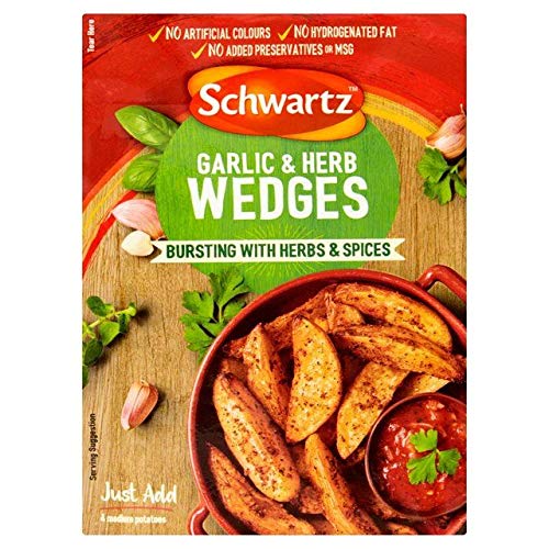 Schwartz Garlic & Herb Wedges 38g