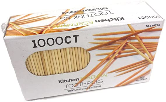 100% Natural Bamboo Round Toothpicks