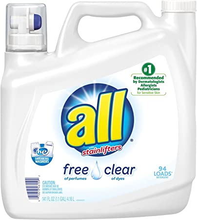 ALL Stain Lifters Free & Clear Liquid Laundry Detergent