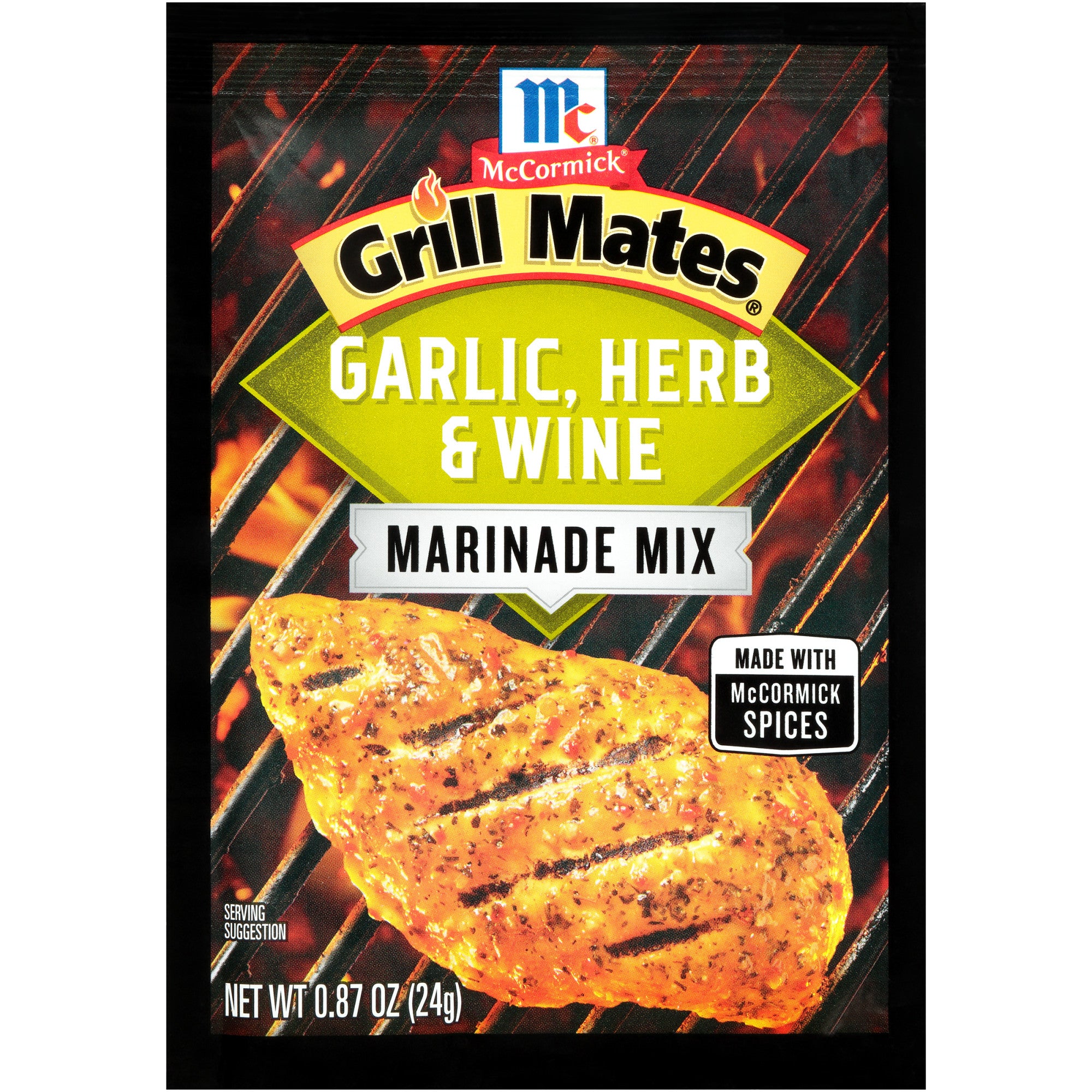 McCormick Grill Mates Garlic Herb & Wine Marinade Packet 0.87oz