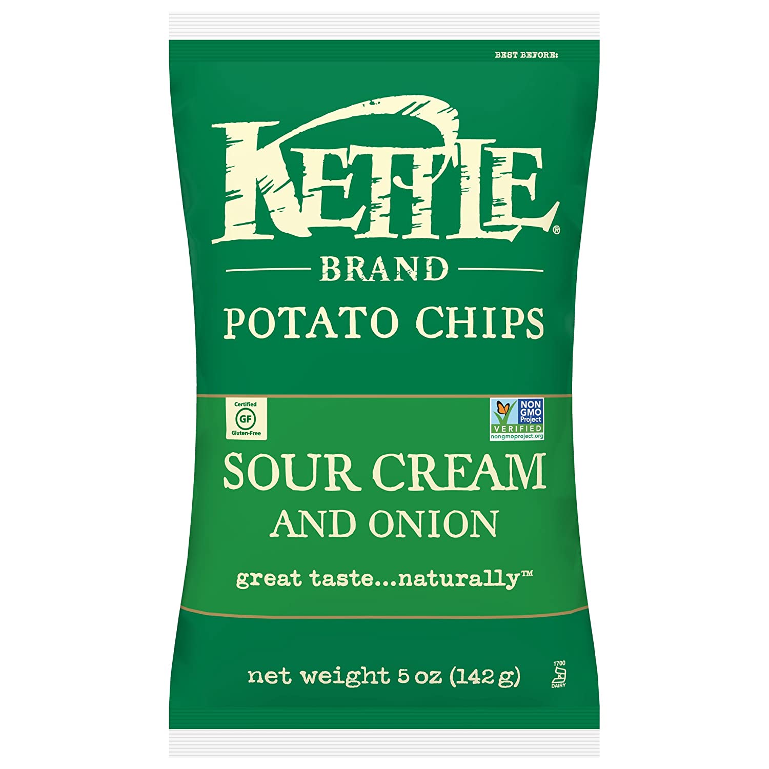 Kettle Brand Sour Cream & Onion Potato Chips 5oz