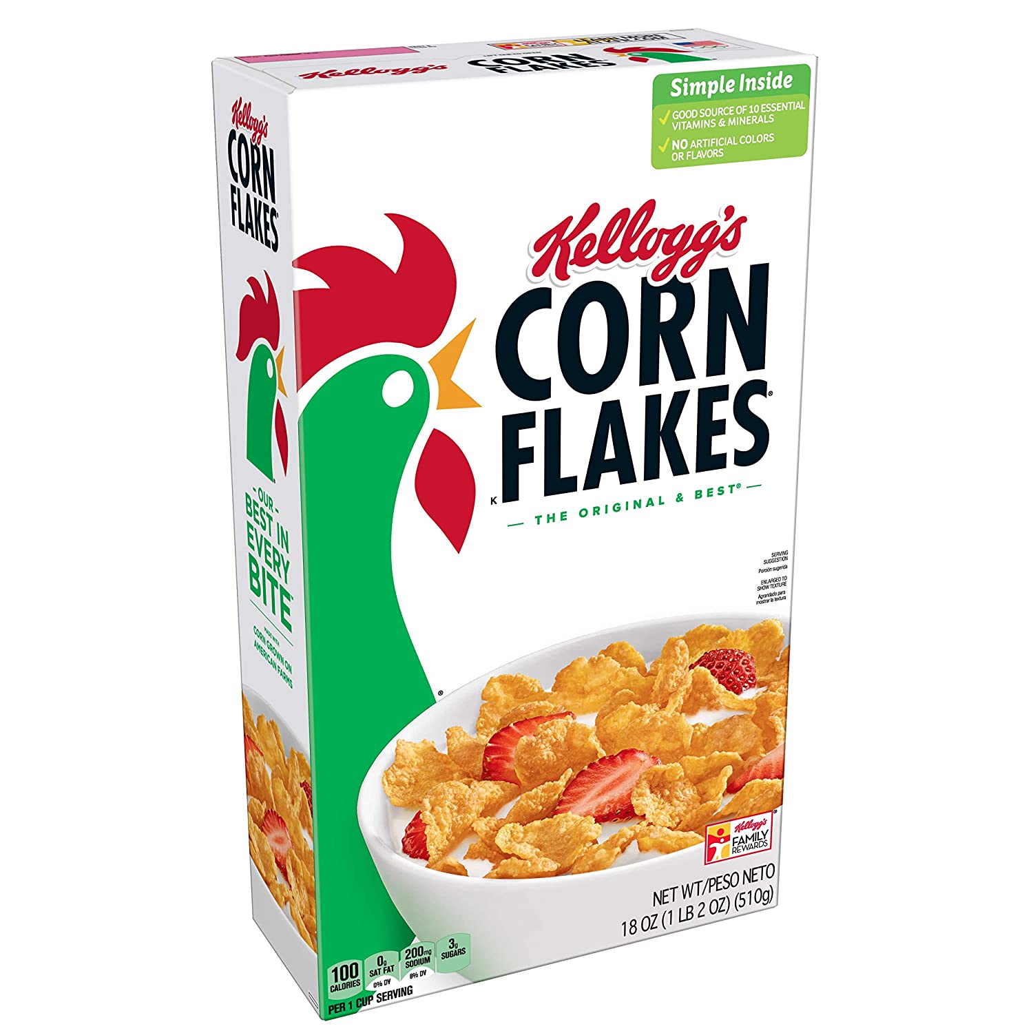 Kellogg's Corn Flakes Cereal 18oz