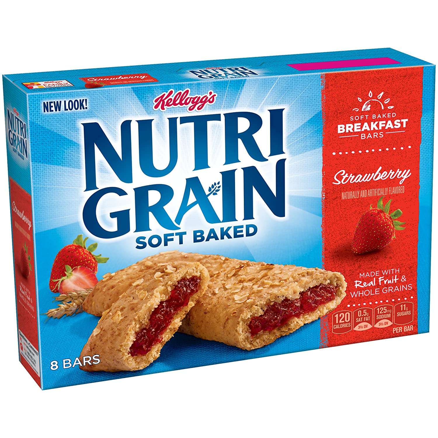 Kelloggs Nutri-Grain Stawberry Soft Baked Cereal Bars10.4oz