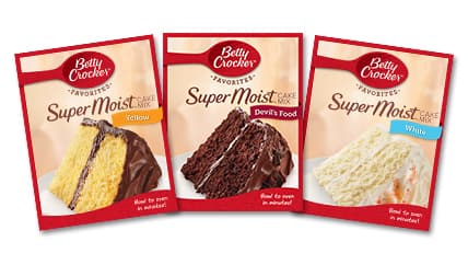 Betty Crocker Super Moist White Cake Mix 16.25oz