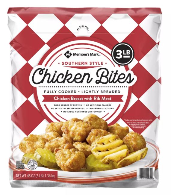 Member's Mark Frozen Southern Style Chicken Bites 3lb