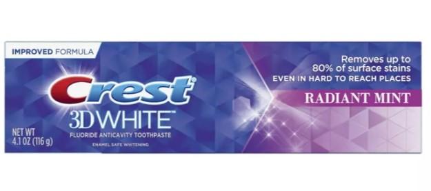 Crest 3D Ultra Whitening Vivid Mint Toothpaste