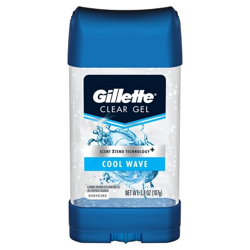 Gillette Men's Clear Gel Cool Wave Antiperspirant 3.8oz