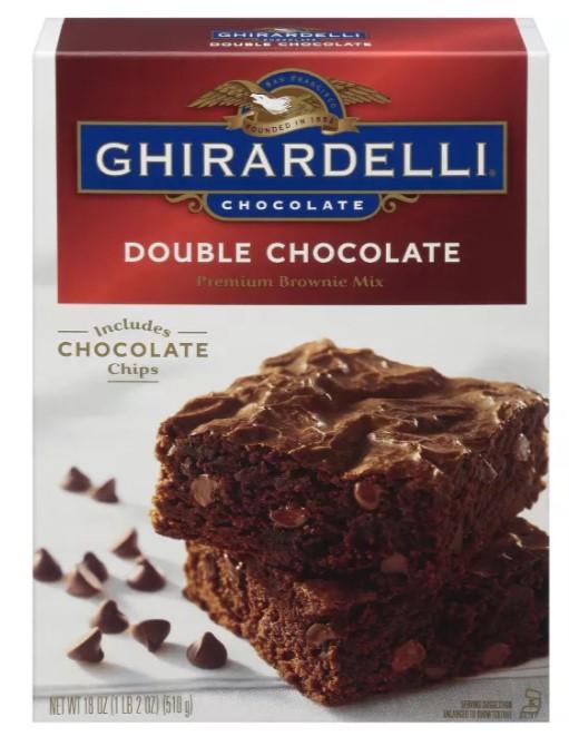 Ghirardelli Double Chocolate Brownie Mix 18oz