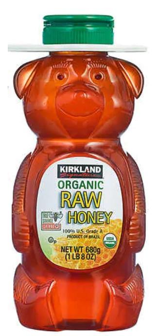 Kirkland Raw Organic Honey Bear 24oz