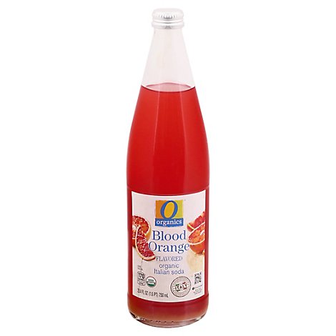 O Organics Blood Orange Italian Soda 25.4oz