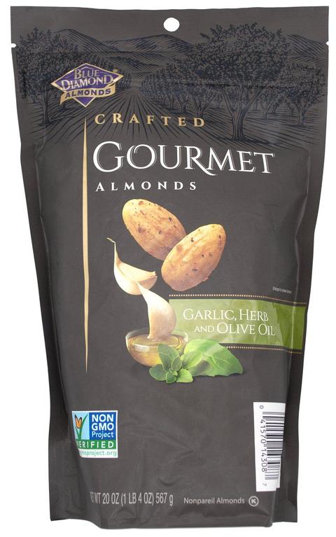 Blue Diamond Gourmet Garlic & Herb Almonds 20oz