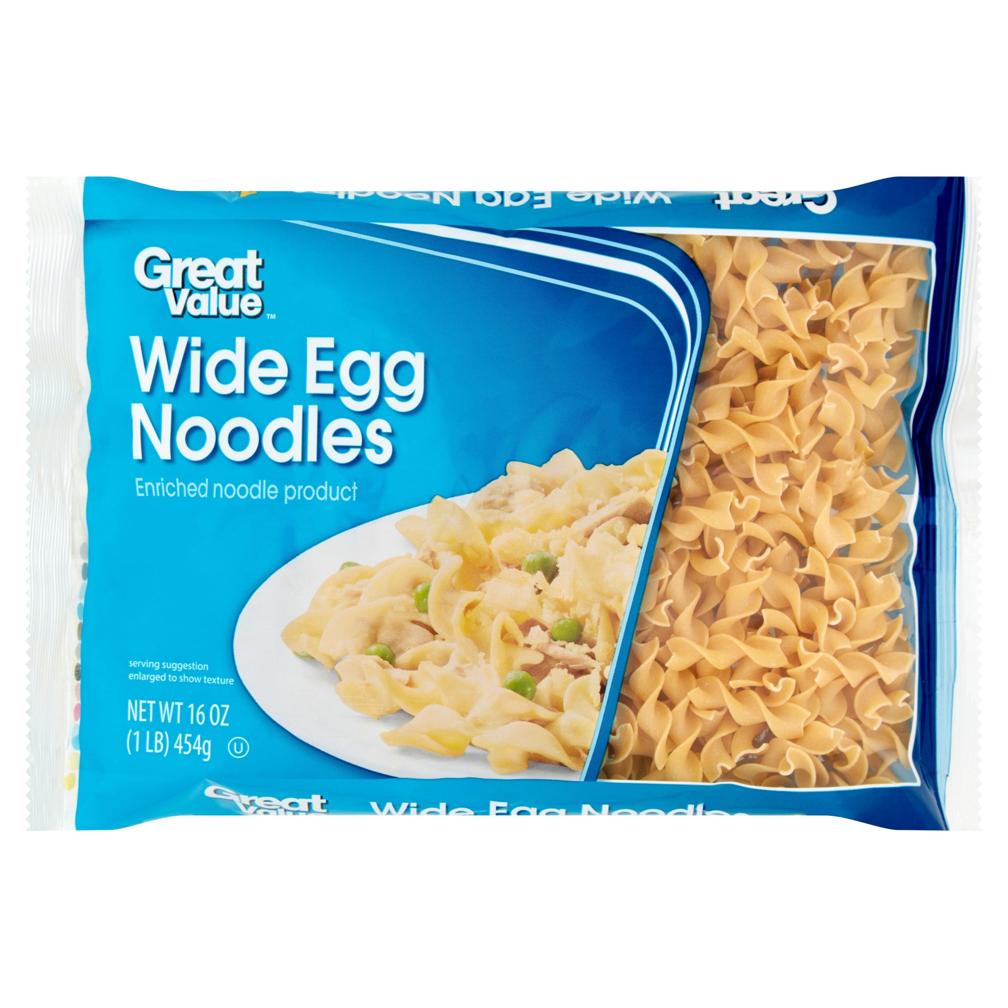 Great Value Wide Egg Noodles 16oz