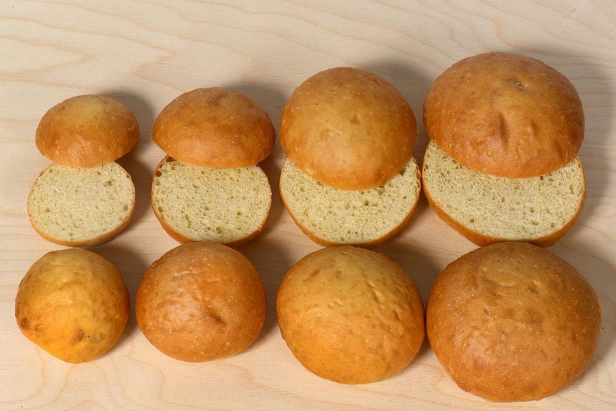 Semifreddi's Large Challah Burger Buns  4pkt