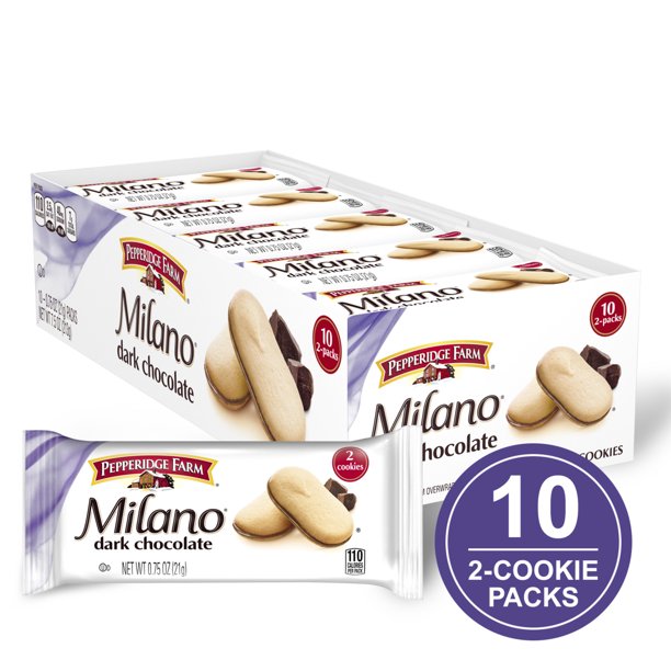 Pepperidge Farm Milano Dark Chocolate Cookie 0.75oz x 10