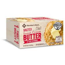 Member's Mark Salted Butter Quarters 1lb