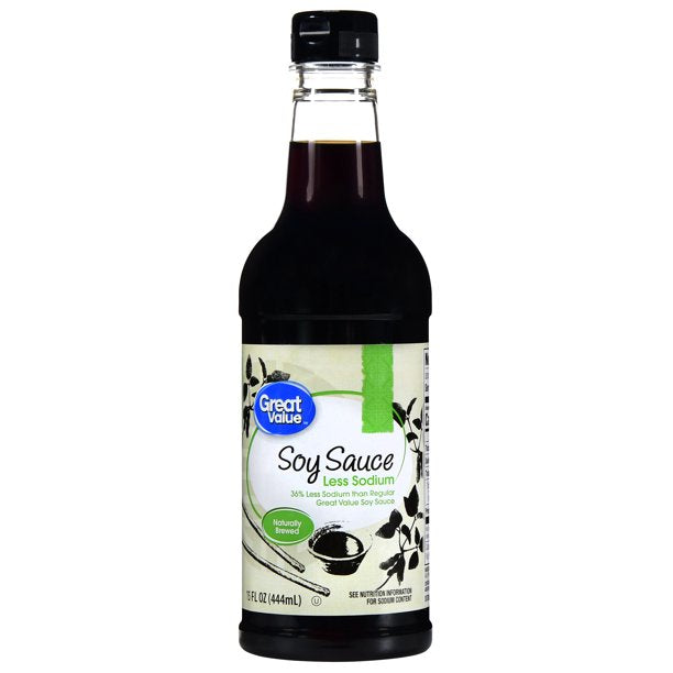 Great Value Low Sodium Soy Sauce 15oz