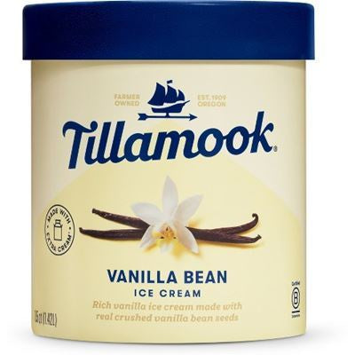 Tillamook Vanilla Bean Ice Cream 1.5qt