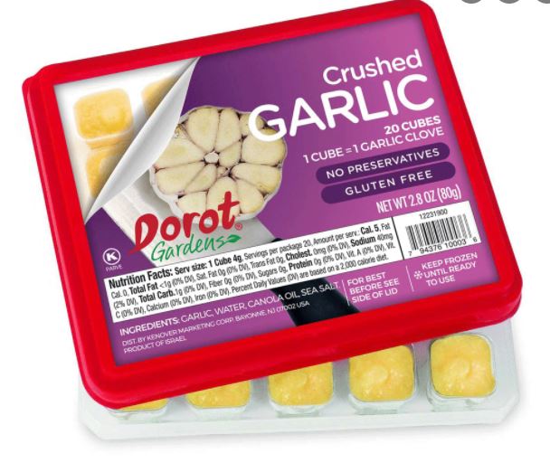 Dorot Frozen Minced Garlic Cubes