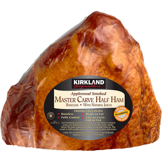 Kirkland Applewood Smoked Master Carve Ham per lb