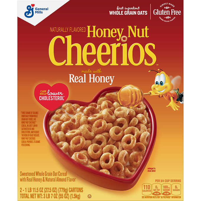 General Mills Honey Nut Cheerios Cereal 27.5oz