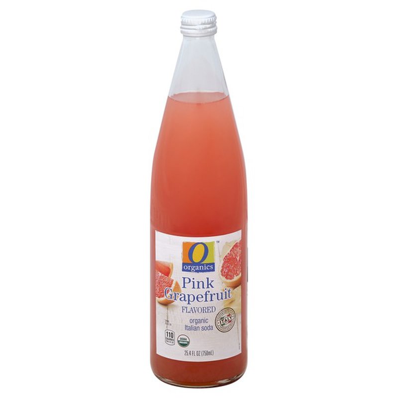 O Organics Pink Grapefruit Italian Soda  25.4oz