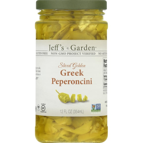 Jeff's Natural  Golden Greek Pepperoncini 12oz