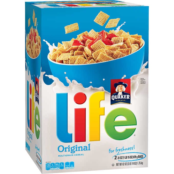 Quaker Life Original Multigrain Cereal 62oz