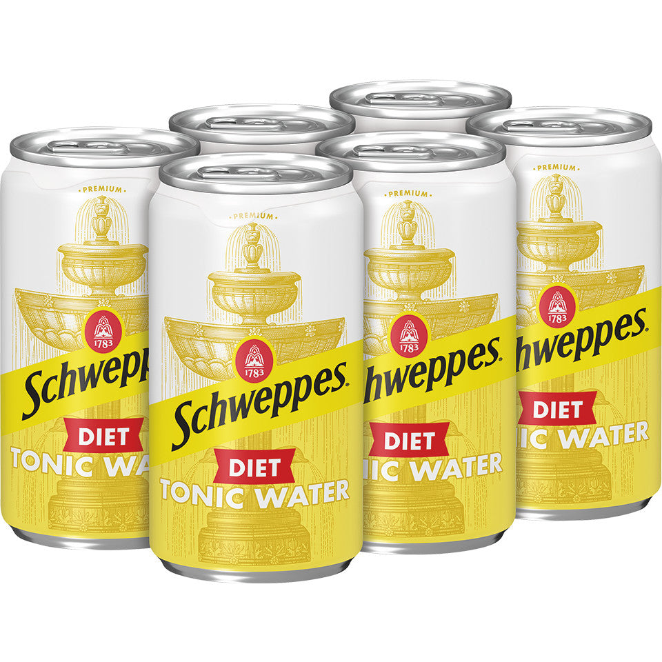 Schweppes Diet Tonic Water 6ct 7.5oz