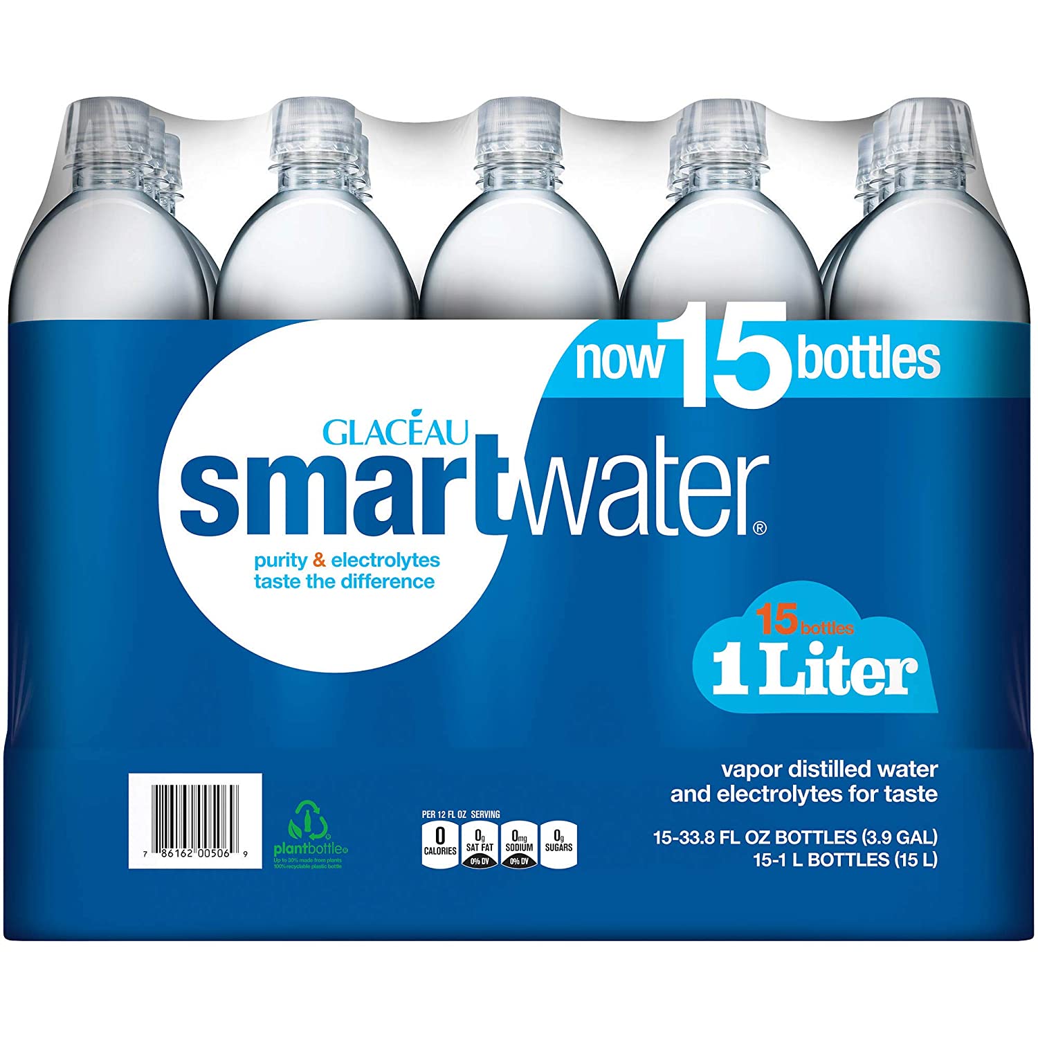 Glaceau Smart Water 1Lt CRVincl