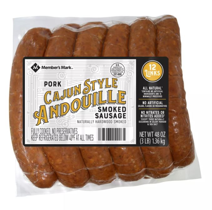 Member's Mark Canjun Style Pork Smoked Sausage