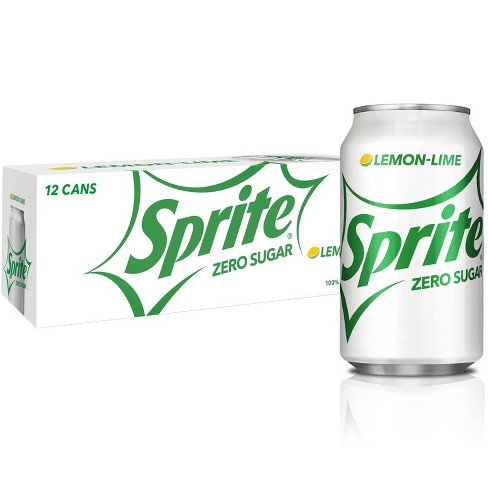 Sprite Zero Sugar Lemon Lime Soda 12fl oz x 12pk CRV incl